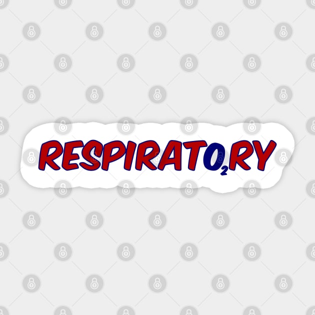 Respiratory Therapist Sticker by PRiNTLY